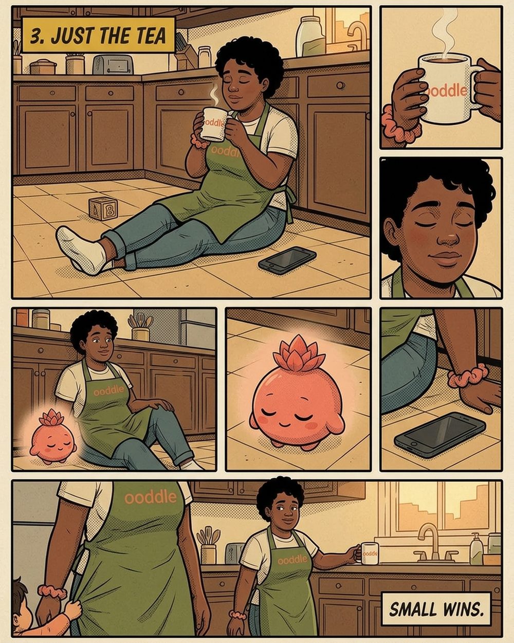 Comic page: just the tea